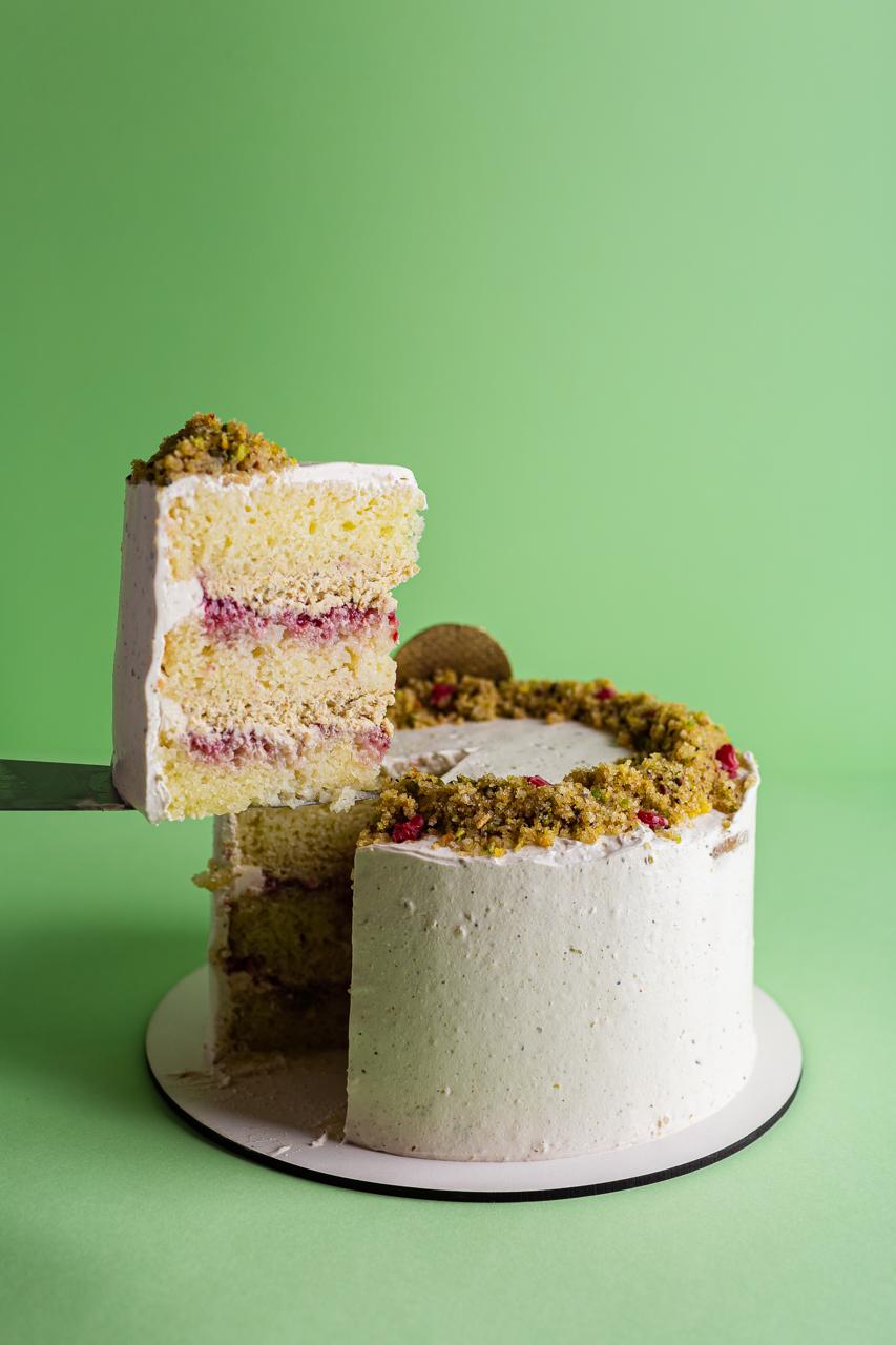 Bolo Pistachio Velvet da Velvet Bolo - Massa de pistache com textura única